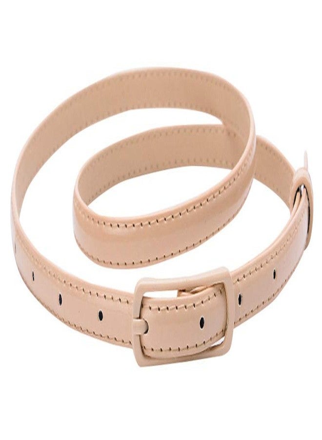 Selighting Womens Faux Leather Skinny Belts for Dresses - Khaki, One Size - Image 1